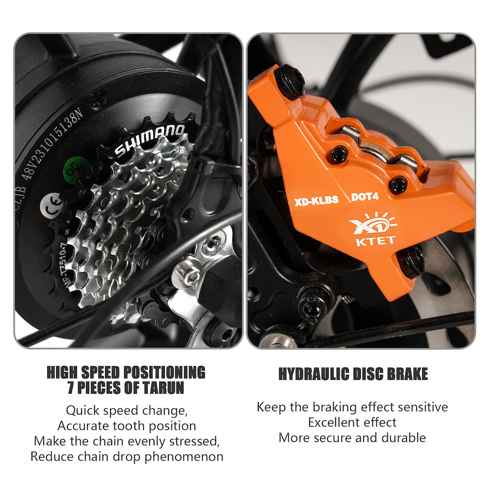 13 HYDRAULIC BRAKES EBIKE