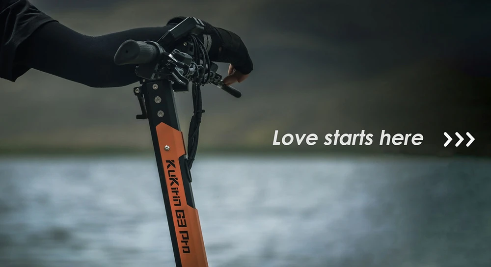 KuKirin G3 Pro 1200W*2 Motors Off-Road Electric Scooter 10 Inch Tires, 52V 23.2Ah Removable Battery, 80KM Top Range, 65Km/h Max Speed, Double Shock Absorber, IP54 Waterproof, Double Oil Brakes