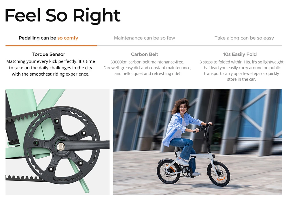 ENGWE P20 Folding Electric Bike, 250W Silent Motor Torque Sensor, 36V 9.6A Battery, 20*1.95'' Tires, 25km/h Max Speed, 100km Range, Hydraulic Disc Brakes - Green