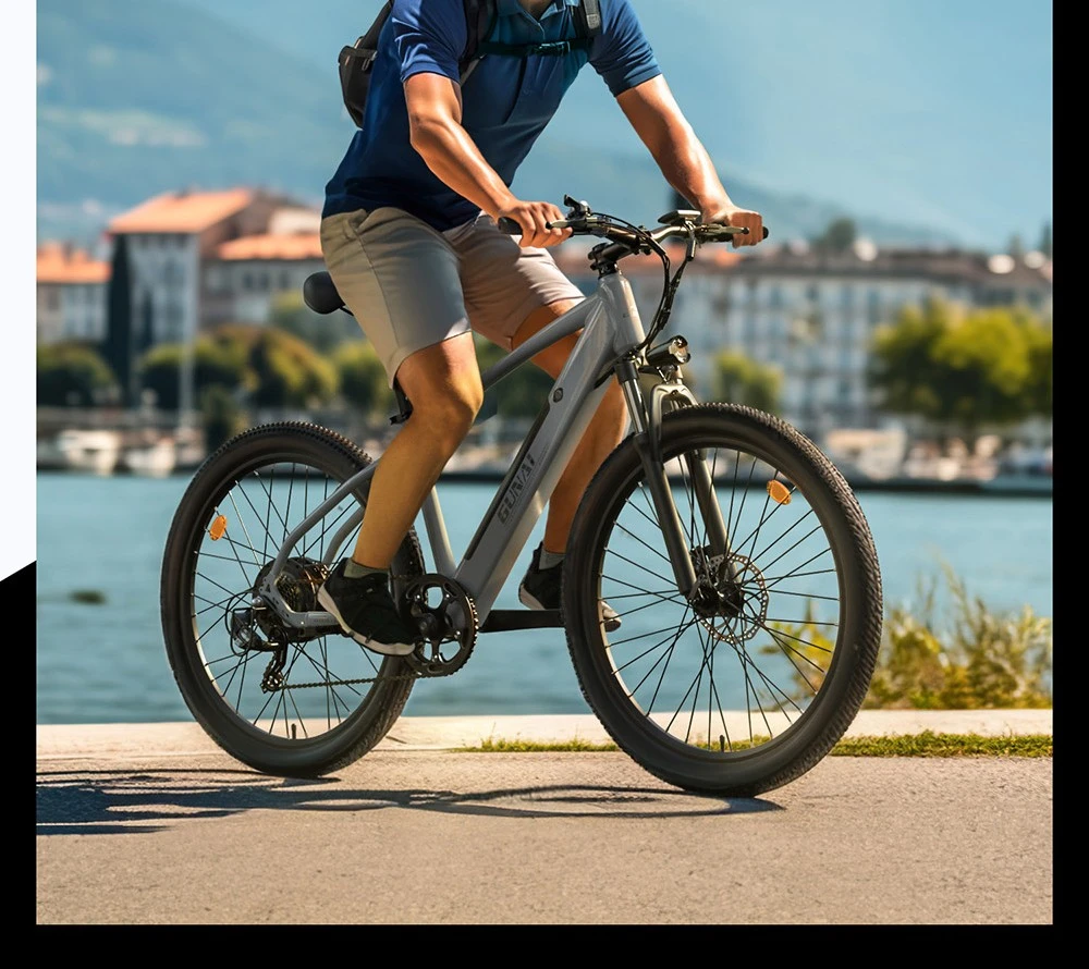 GUNAI GN27 Electric Bike, 750W Motor, 48V 10.4Ah Battery, Torque Sensor, 27.5-inch Tires, 35km/h Max Speed, 70km Max Range, Shimano 7-speed, Disc Brake