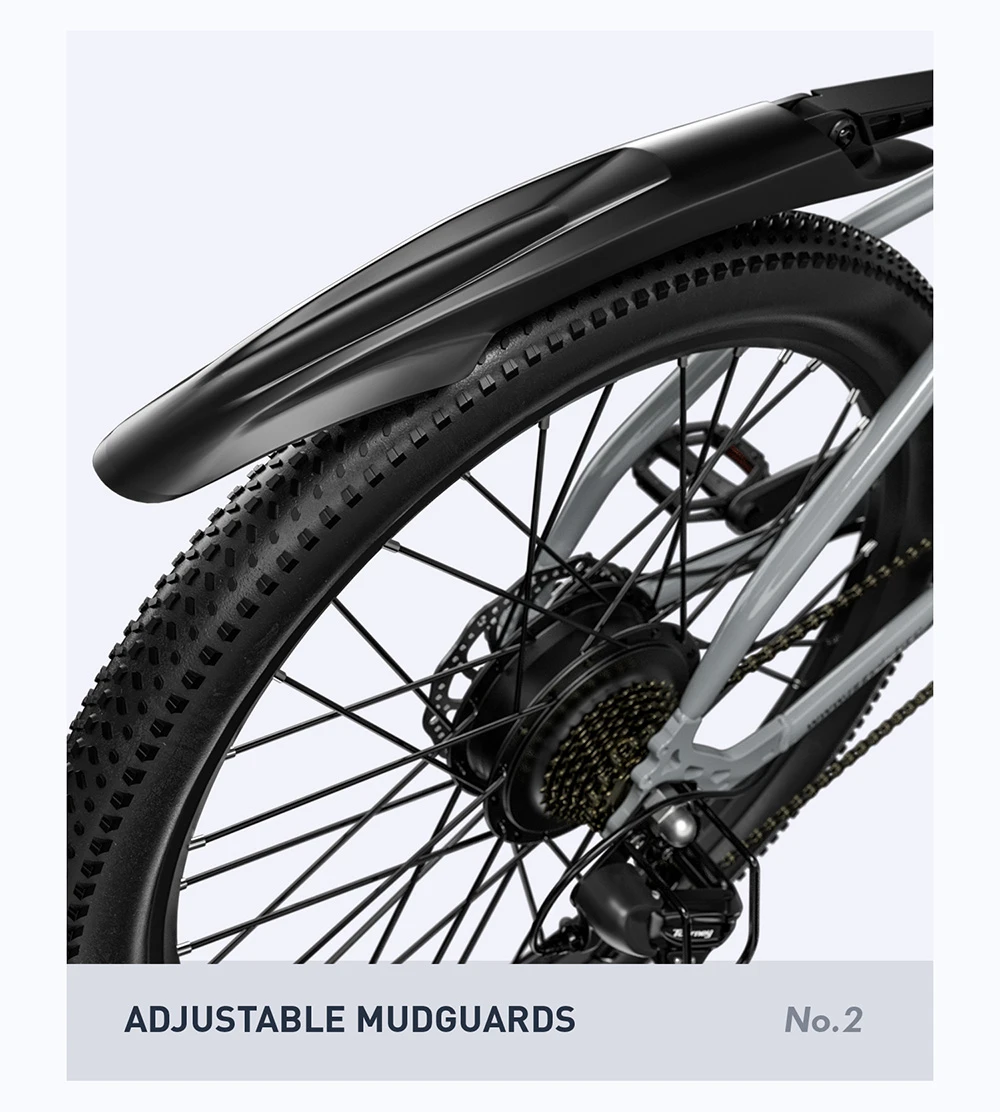 GUNAI GN27 Electric Bike, 750W Motor, 48V 10.4Ah Battery, Torque Sensor, 27.5-inch Tires, 35km/h Max Speed, 70km Max Range, Shimano 7-speed, Disc Brake