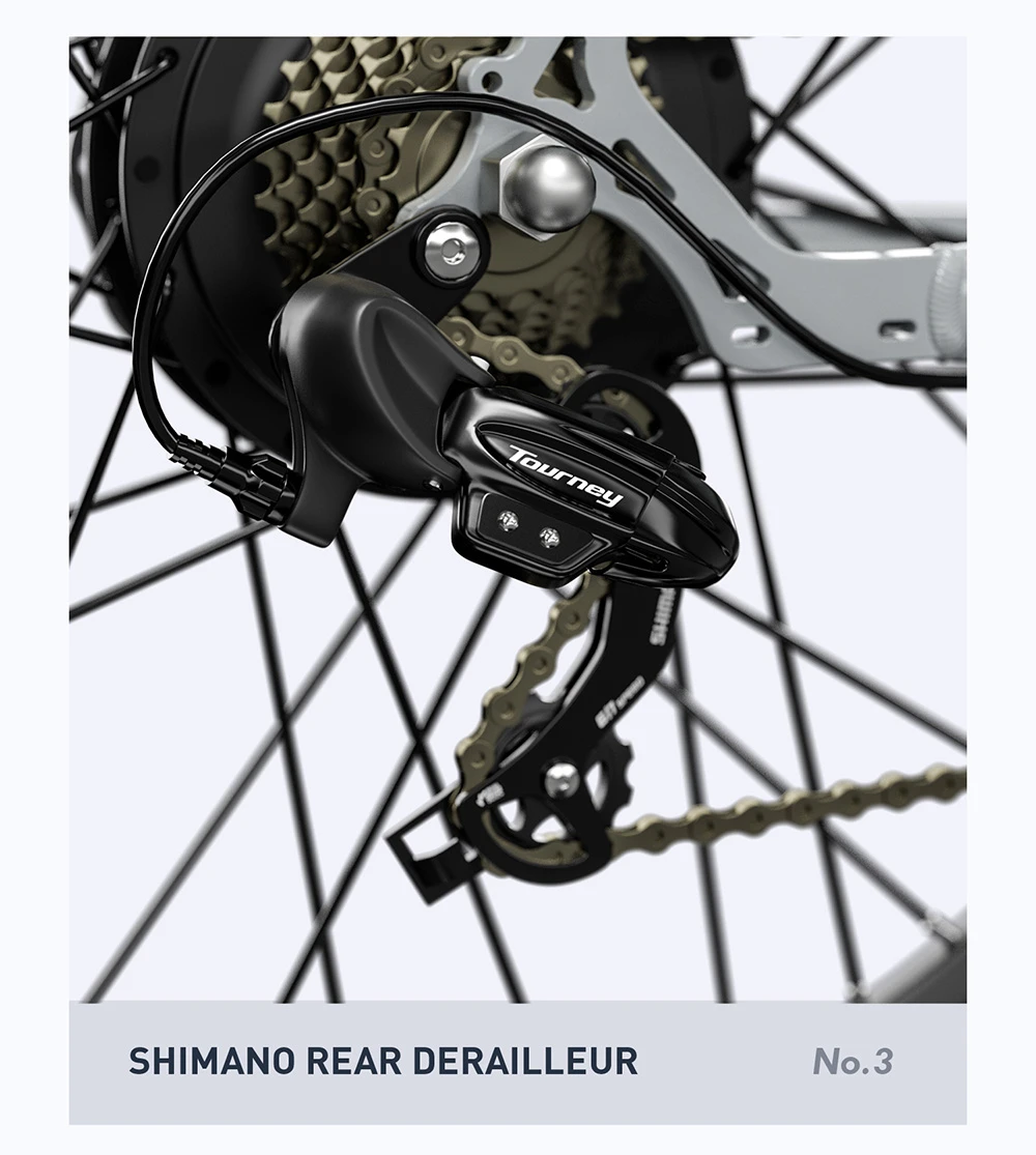 GUNAI GN27 Electric Bike, 750W Motor, 48V 10.4Ah Battery, Torque Sensor, 27.5-inch Tires, 35km/h Max Speed, 70km Max Range, Shimano 7-speed, Disc Brake