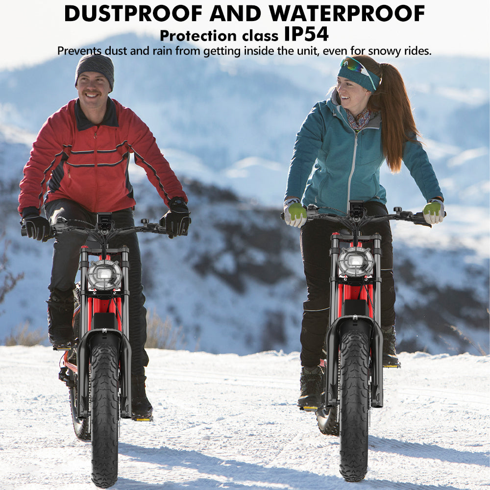 Hidoes B6 1200w electric bike for adults, IP54 waterproof