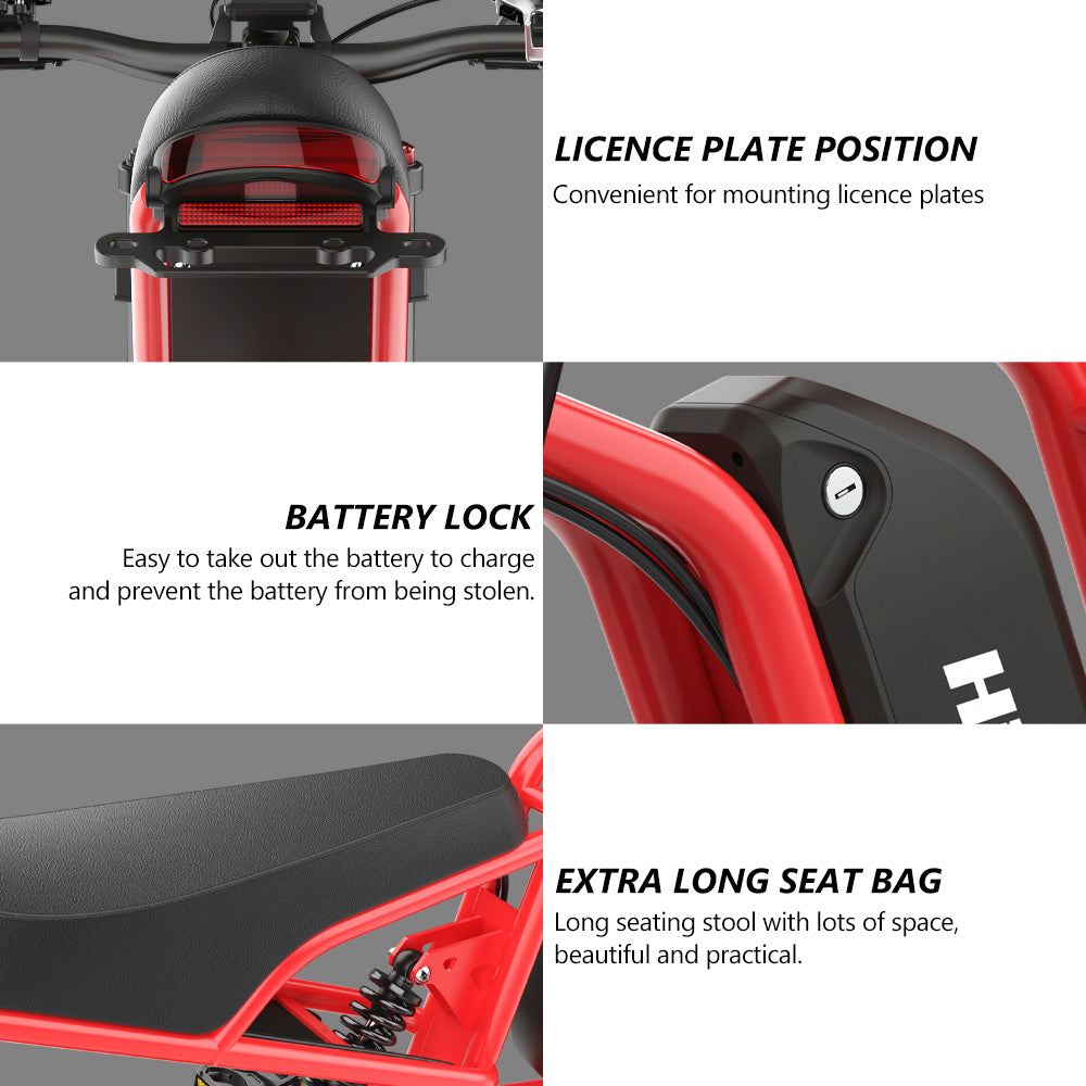 Hidoes B6 1200w electric bike for adults