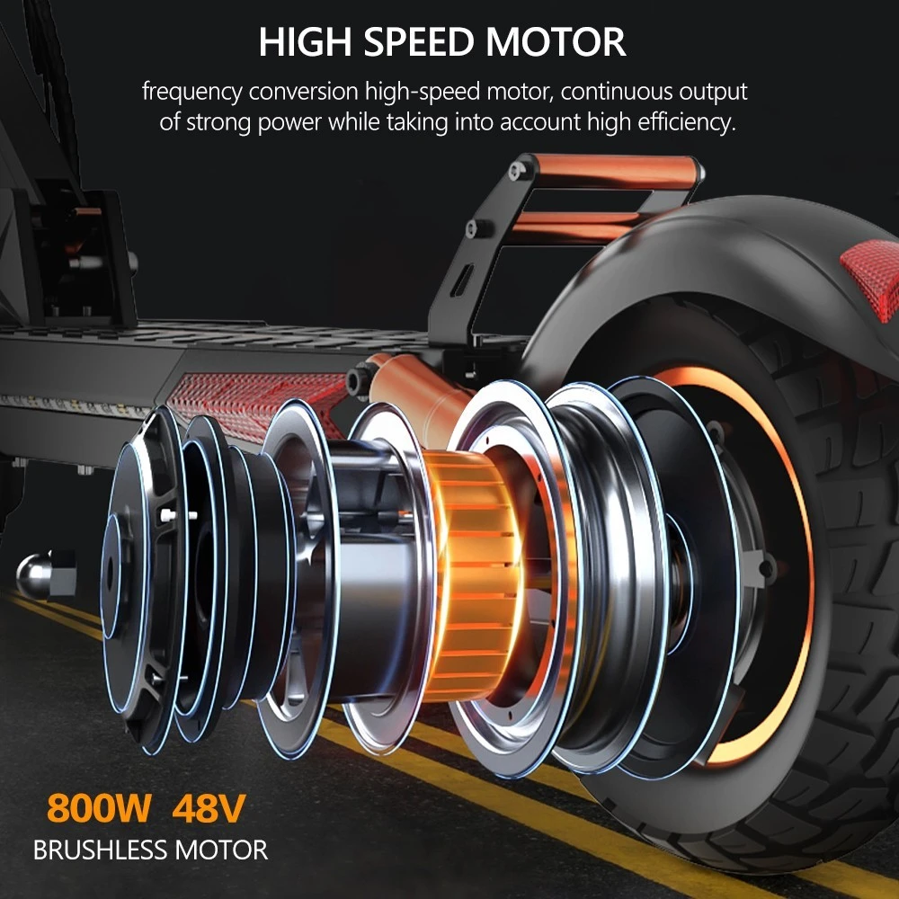 iENYRID M4 PRO S+ MAX Electric Scooter 10 Inch Off-Road Pneumatic Tires 800W Motor 45Km/h Max Speed 48V 20Ah Battery 75KM Range 150KG Max Load Dual Disc Brakes