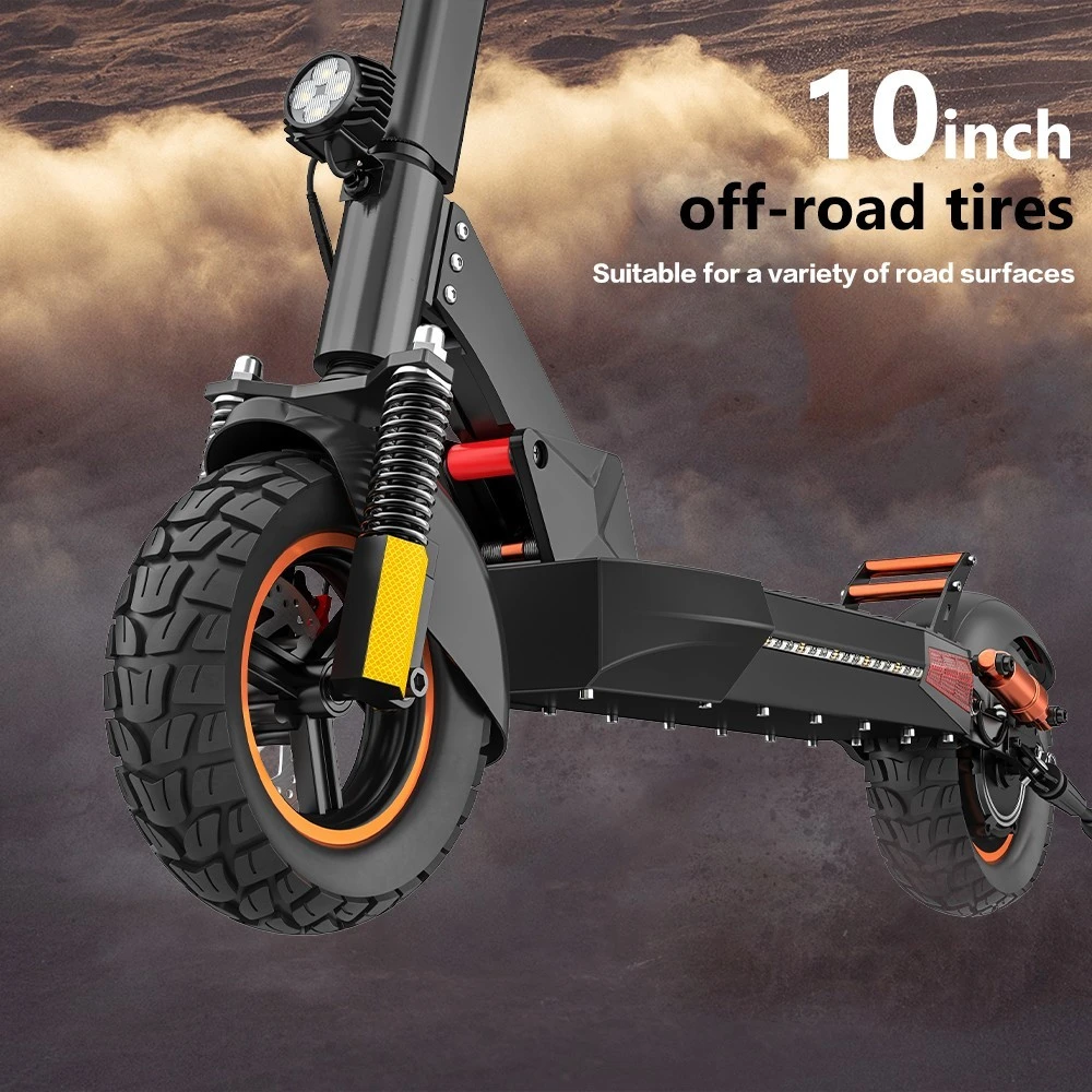 iENYRID M4 PRO S+ MAX Electric Scooter 10 Inch Off-Road Pneumatic Tires 800W Motor 45Km/h Max Speed 48V 20Ah Battery 75KM Range 150KG Max Load Dual Disc Brakes