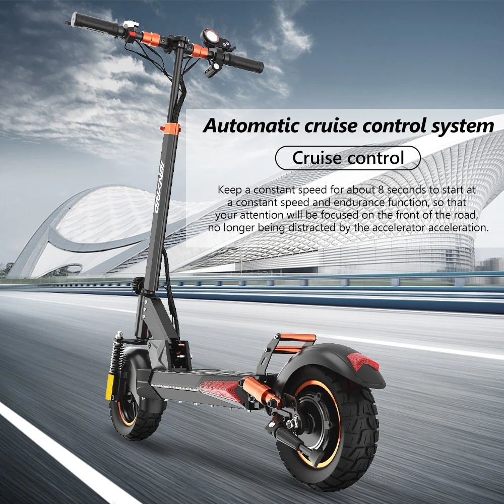 iENYRID M4 PRO S+ MAX Electric Scooter 10 Inch Off-Road Pneumatic Tires 800W Motor 45Km/h Max Speed 48V 20Ah Battery 75KM Range 150KG Max Load Dual Disc Brakes