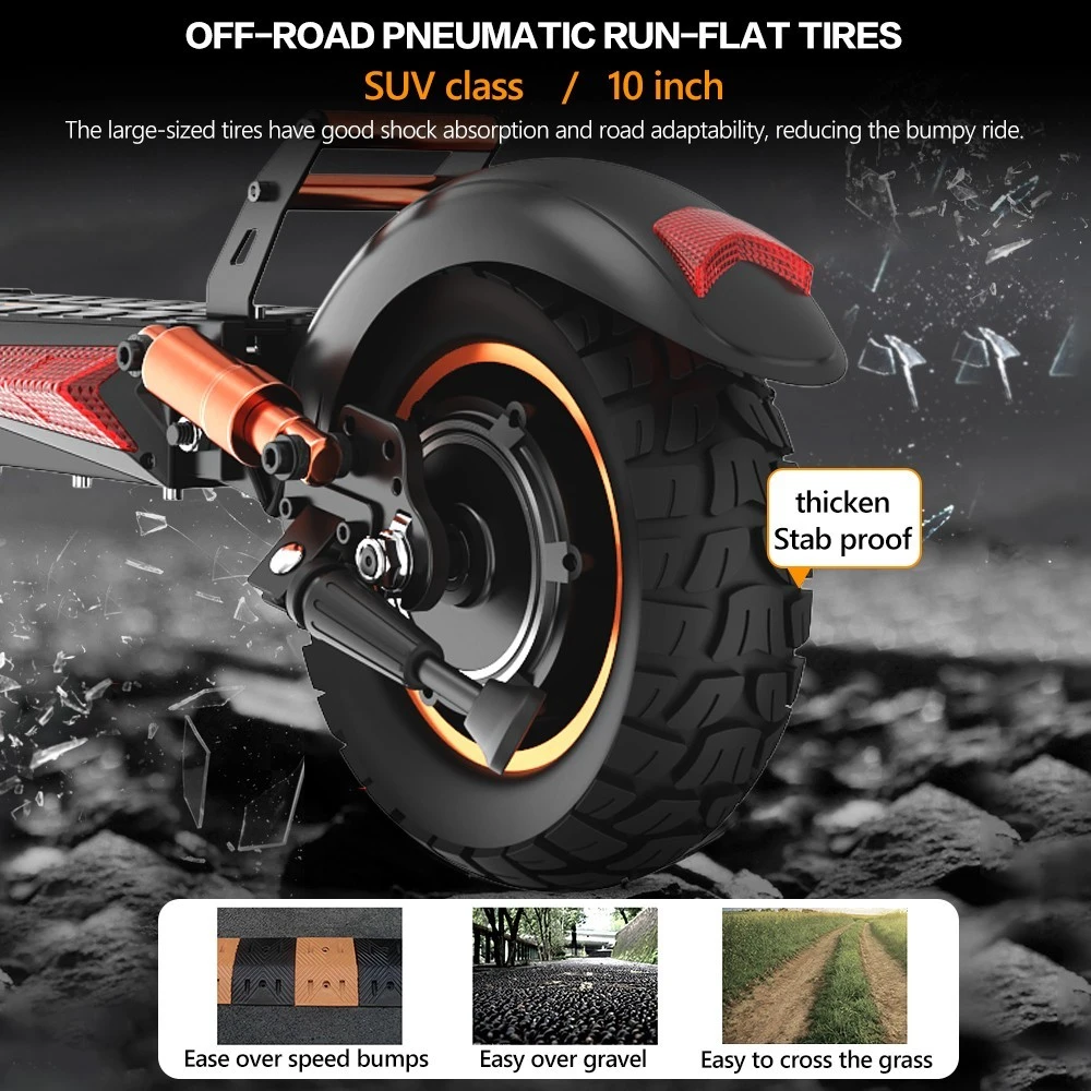 iENYRID M4 PRO S+ MAX Electric Scooter 10 Inch Off-Road Pneumatic Tires 800W Motor 45Km/h Max Speed 48V 20Ah Battery 75KM Range 150KG Max Load Dual Disc Brakes