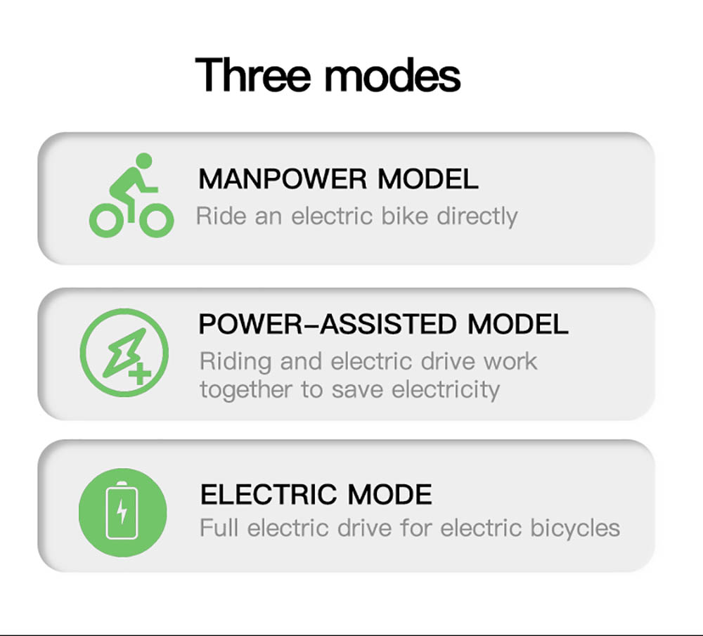 JINGHMA R3 500W 48V 12.8Ah 26 Inch Tire Electric Bicycle 40km/h Max Speed 70km Range 120kg Max Load with 2 Batteries