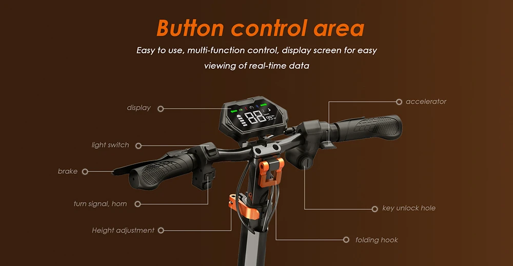 KuKirin G2 Pro Electric Scooter 600W Motor 48V 15Ah Battery 3 Speeds 120kg Load Front and Rear Disc Brakes