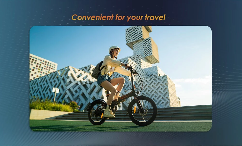 KuKirin V2 City E-bike Foldable 20'' Pneumatic Tires 36V 7.5Ah Removable Battery 430W Motor 25km/h Max Speed 120kg Load