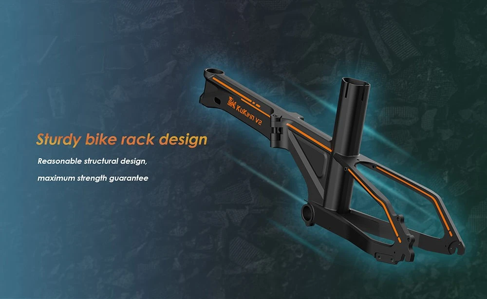 KuKirin V2 City E-bike Foldable 20'' Pneumatic Tires 36V 7.5Ah Removable Battery 430W Motor 25km/h Max Speed 120kg Load