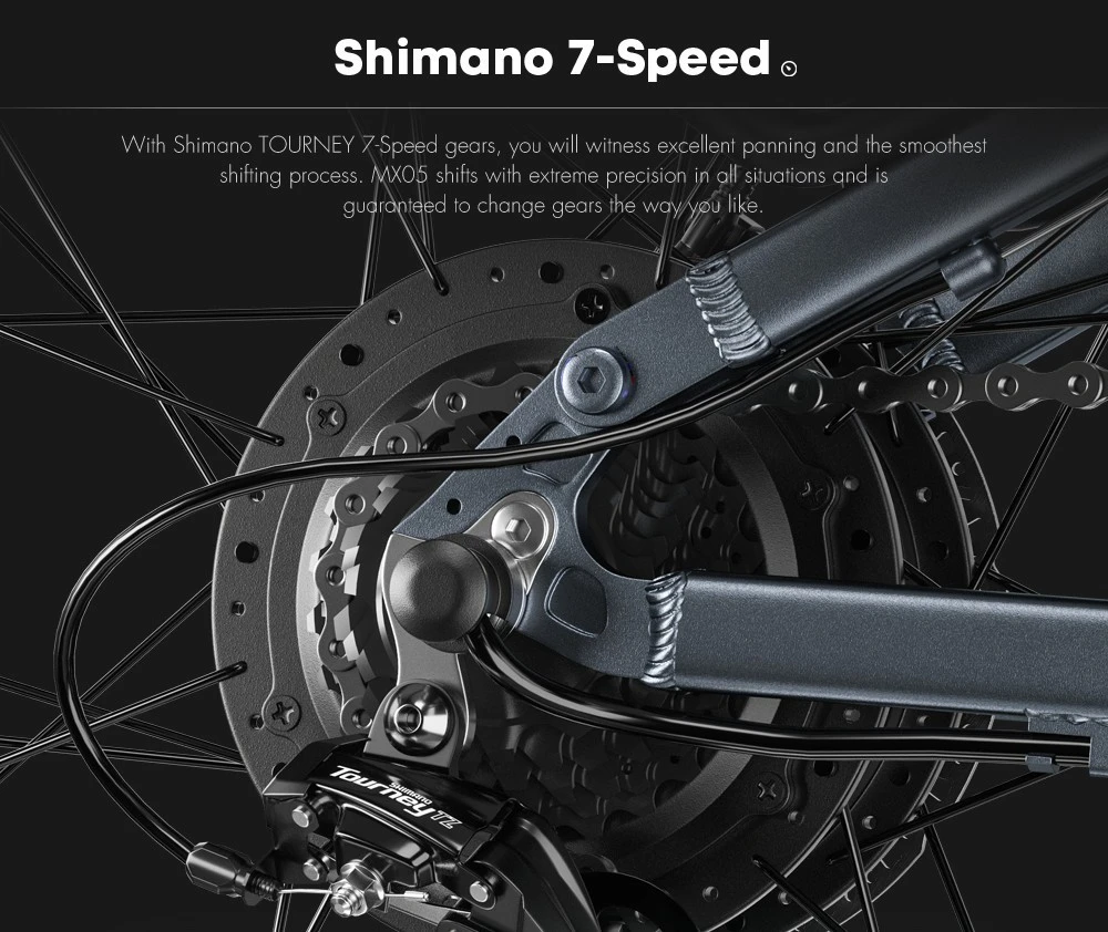 Shengmilo MX05 26 Inch Fat Tire Mountain E-Bike 500W Bafang Motor 42Km/h Max Speed 48V 15Ah LG Battery 60km Range Dual Oil Disc Brakes