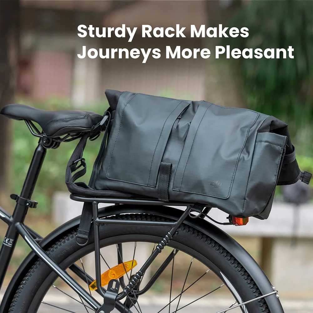 Touroll J1 Trekking Bike with 250W Motor, 27.5in Wheels, 561.6Wh Battery, 100km Range, Mechanical Disc Brake & E-Brake (Black)